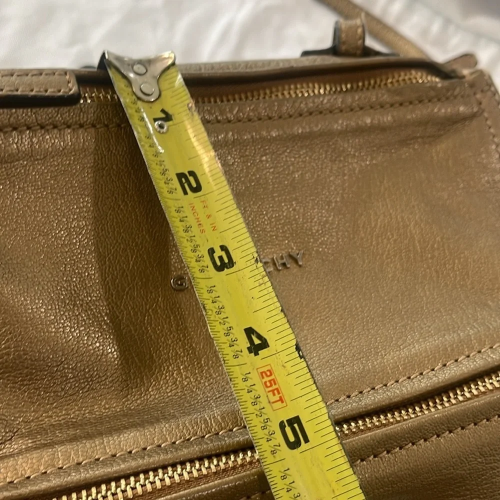 Givenchy Pandora Mini crossbody bag golden brown - Picture 12 of 17